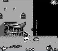 une photo d'Ã©cran de Aladdin sur Nintendo Game Boy